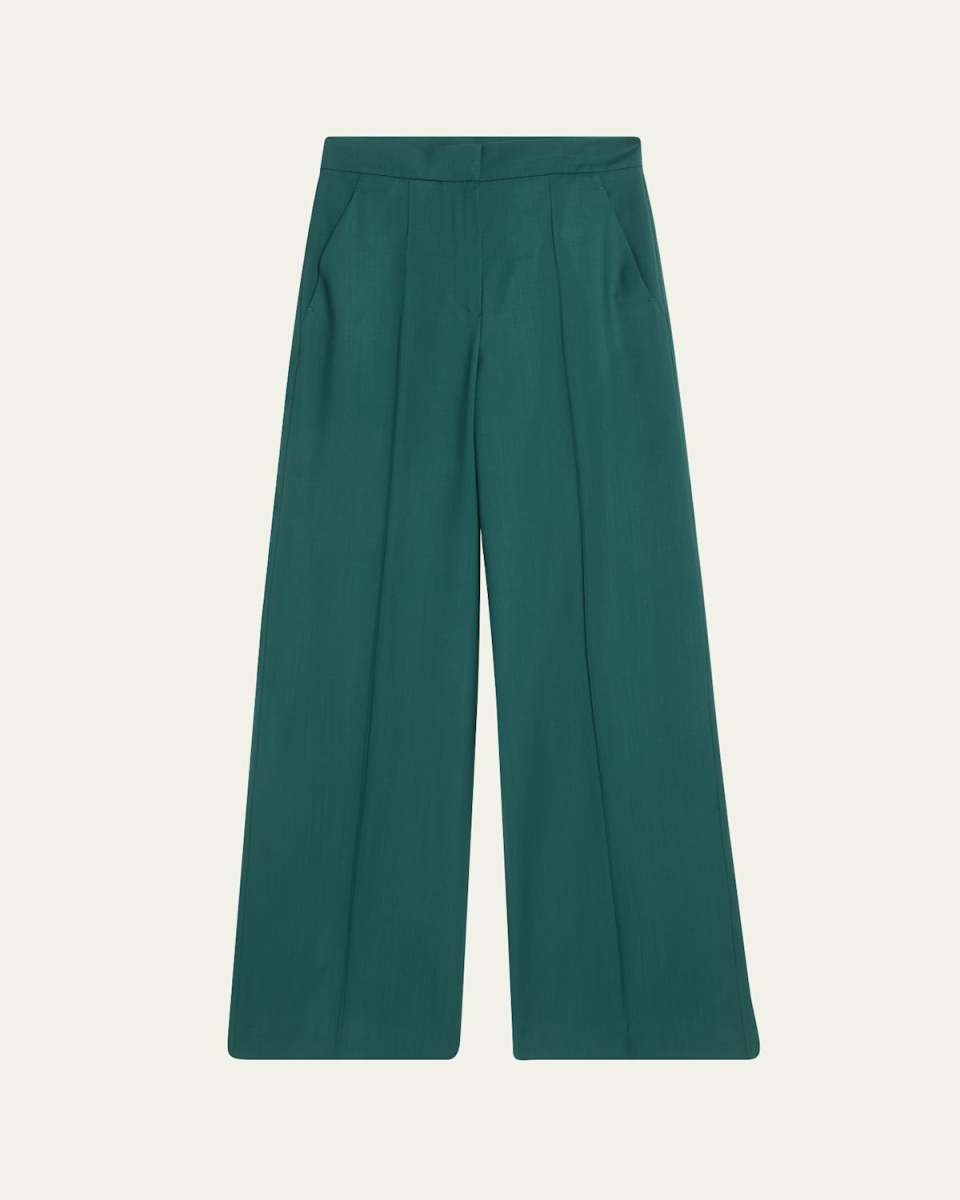 Fernet Wide Leg Wool Cashmere Trousers